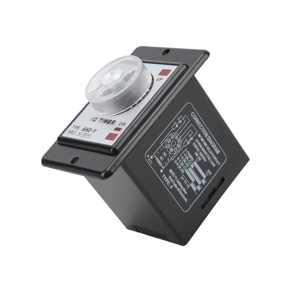AH2 Y 10M Tidsrelé Mini Pointer Timer 8 Pin Strømforsinkelse 220VAC Automatisering Utstyr