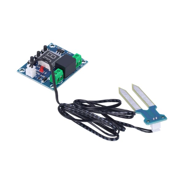 XH M214 Jordfuktighetssensor Fuktighetskontroller Automatisk Vanning Digital Skjerm DC 12V