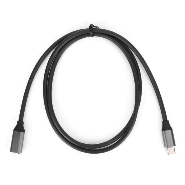 4K HD USB 3.1 PD USB C Forlængerkabel Han til Hun Type C Forlængerledning 3A 60W 1m