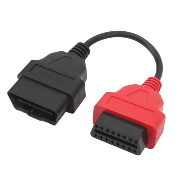 Fiat ECU Scan OBD2 Scanner SRS Diagnostisk Kabel Udskiftning Rød