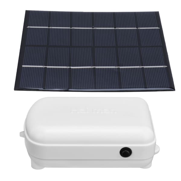 Solcellsdriven syrepump 2W 6V 2000mAh Litiumbatteri Energibesparande akvariepump