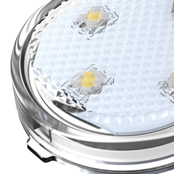 Bil Taklampe Berøringskontroll USB-lading Mini LED Leselampe Hvit
