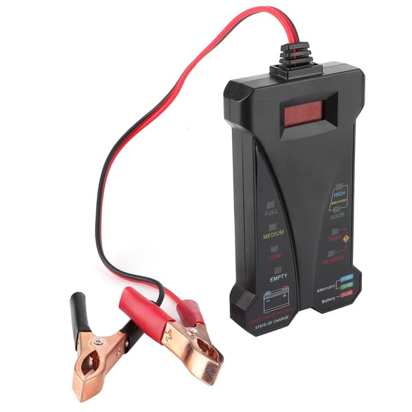 12V Digital Batteritester Oplader System Analysator Spænding Generator Output Test LCD Display