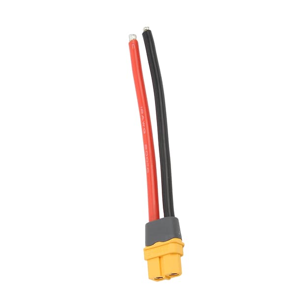 XT60H Hun-stik med 12AWG silikoneledning til RC Lipo Batteri FPV Drone Tilbehør