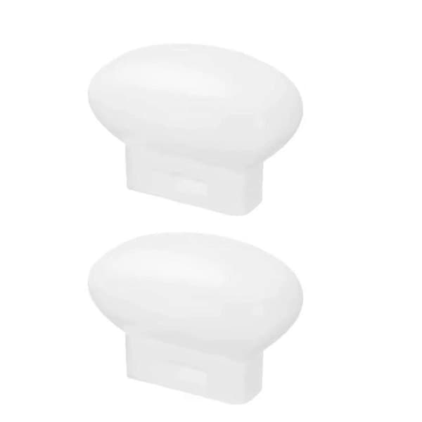 2 stk. MF-DD Dental Diffuser Silica Gel Diffusion Dome Kit til Godox MF12 Universal Flash Silikone White