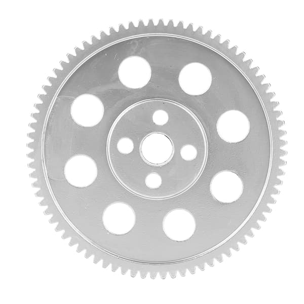 Høj Præcision 80 Tænder Rundhul Gear Zinklegering Industriel Robot Dele 65,5 mm Ydre Diameter