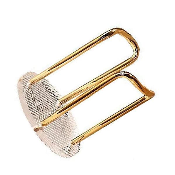 Papirkoppdispenser Koppholder Kopporganisator Oppbevaring Festkoppdispenser Munnskyllingskopp Stor GoldWhite