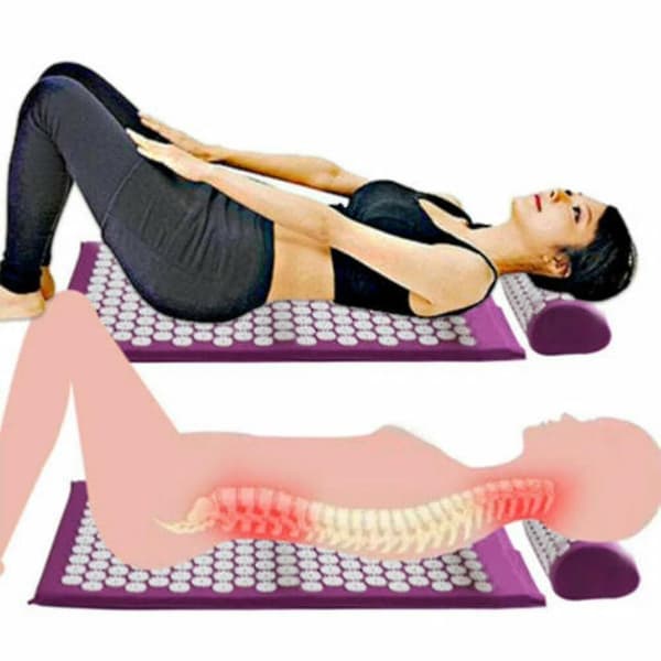 Acupressure Set Spike Mat Acupressure Mat Massage Mat & Pillow Acupuncture Blue