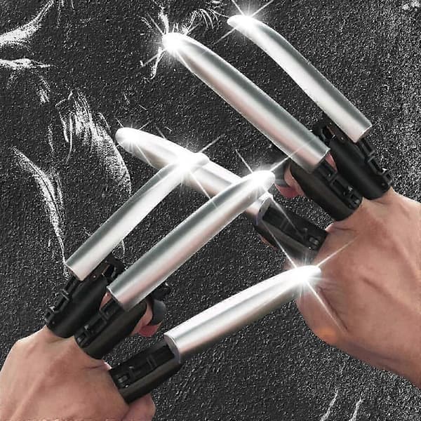 Udtrækkelige Wolverine-kløer til voksne og børn, ekspanderbare Wolverine-kløer i plast
