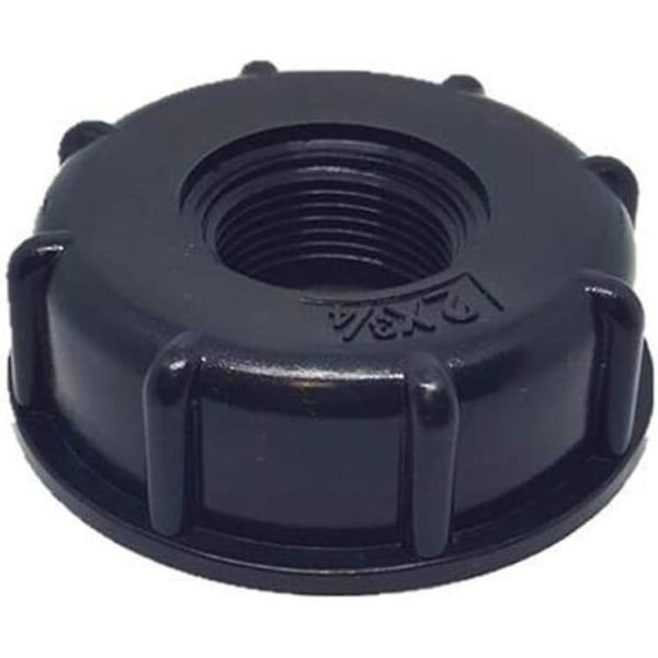 Ibc-adapter med 1/2&quot; S60x6 kulventil i mässing, Ibc trädgårdsvattentank, ersättningsventildelar med gängade beslag