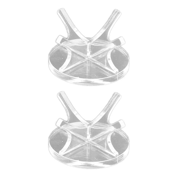 2 st golfbollsställ hög stabilitet stark fasthet enkelt basebollställ transparent 2 stycken