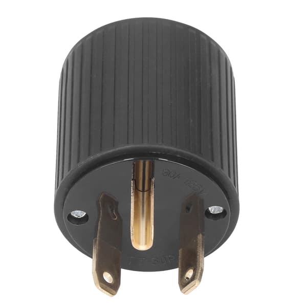 Låseprop US Standard TT‑30P til L5‑30P Messingkontaktadapter 30A 125V til apparater