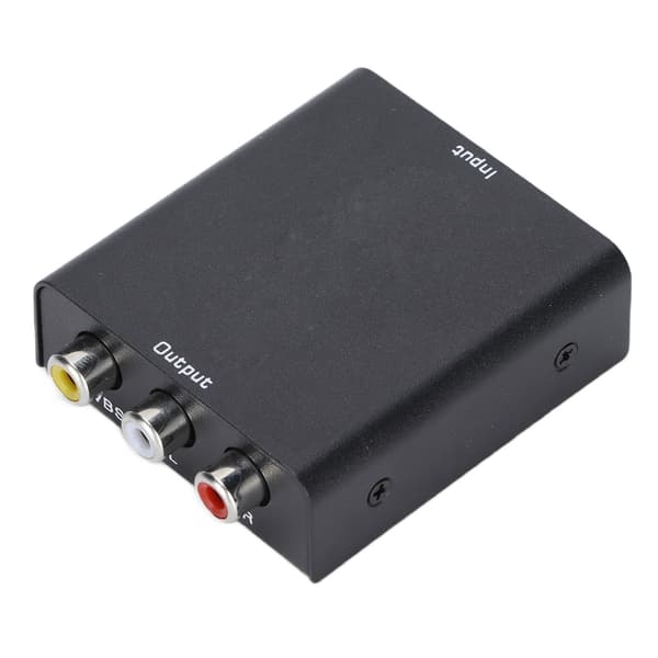 AY26V14 4Kx2K HD Multimedia Interface till RCA AV Adapter Mini CVBs Video Audio Converter
