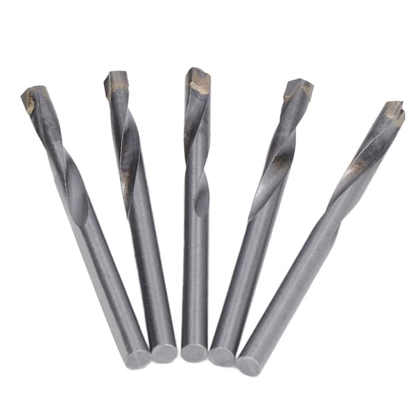 10 stk. rett skaft spiralbor Wolframstål Gravering Fresekutter for PCB CNC 5mm