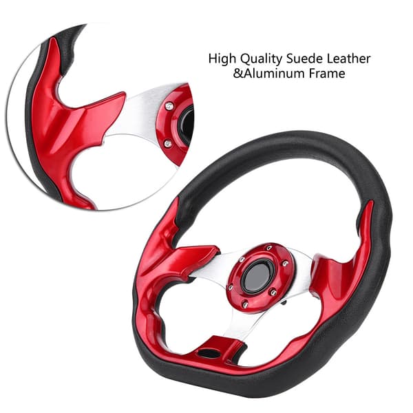 320mm Senaste Kolfiber Racing Ratt Modifiering Mini Drifting Ratt (Röd)