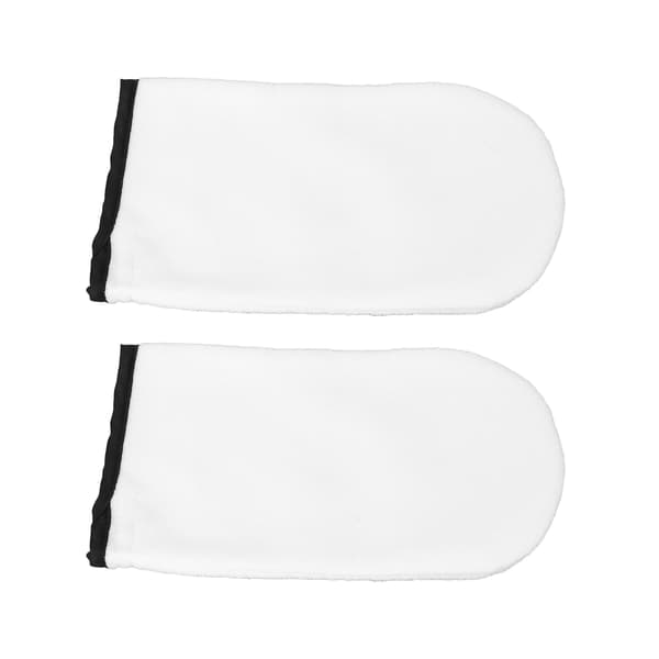 2 st Paraffin Wax Handskar Ren Bomull Främjar Absorption Varm Vax Handterapi SPA Handskar Vit