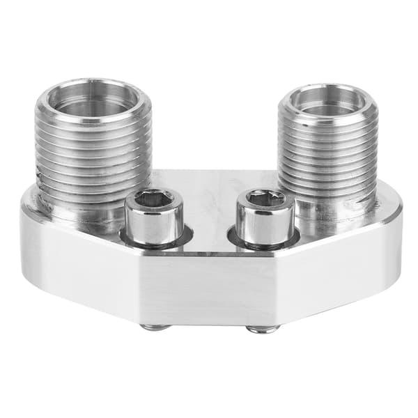 Sanden SD7B10 7176 AC-kompressorin sovitinliitin, kiillotettu viimeistely
