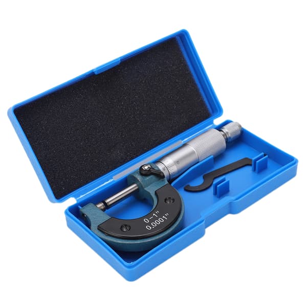 0-25 mm/0-1 tomme 0,0001 tommer britisk system utvendig diameter mikrometer måleverktøy