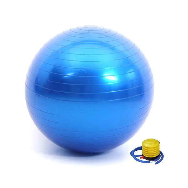 Harjoituspallo, vakauspallo kotiin, jooga, kuntosalipallo, fysiopallo, sveitsipallo, fysioterapia Blue 45CM