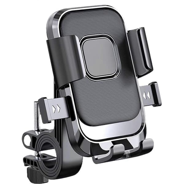Yleiskäyttöinen puhelinteline 360° kääntösäädöllä, sopii pyöräkiinnitykseen Handlebar Model