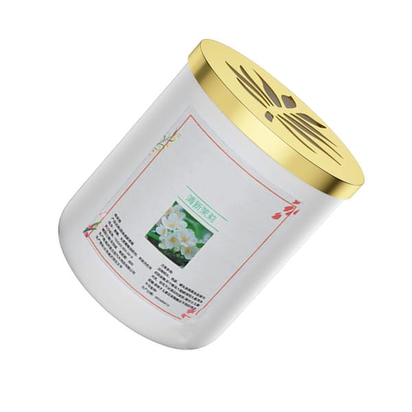 Bilduftfrisker Balm Langvarig Duft Lugtfjernelse Stresslindring Aromaterapi til Hjemmekontor Jasmin 9658D