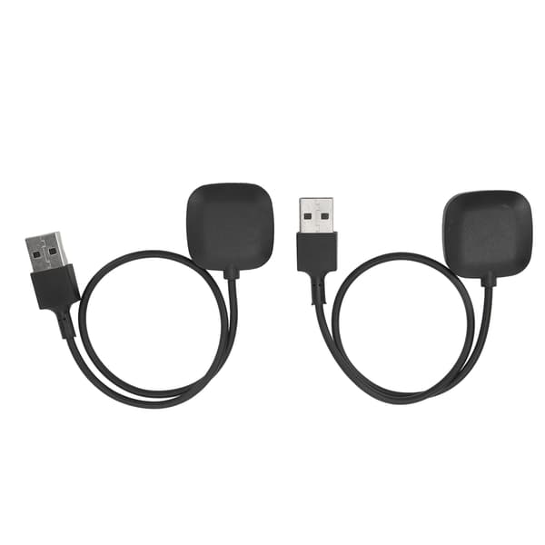 2 stk 5V trådløs ladedokk datakabel for Fitbit Versa 3 Sense 30CM