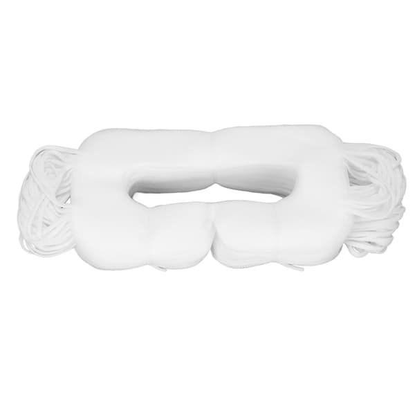 100 st Universal Engångs VR Mask Vit Non Woven Sanitär Ögonskydd för Oculus Quest 2 Stor Bajonett