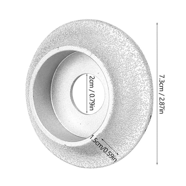 7,3 cm loddet diamantslibeskive 1,5 cm til sten marmor keramik Frankrig slibemiddel