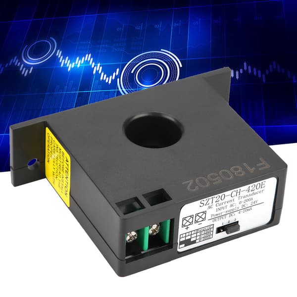 SZT20 CH 420E Strömomvandlare Sändare Transformator Sensor AC Strömomvandlare 0-200A