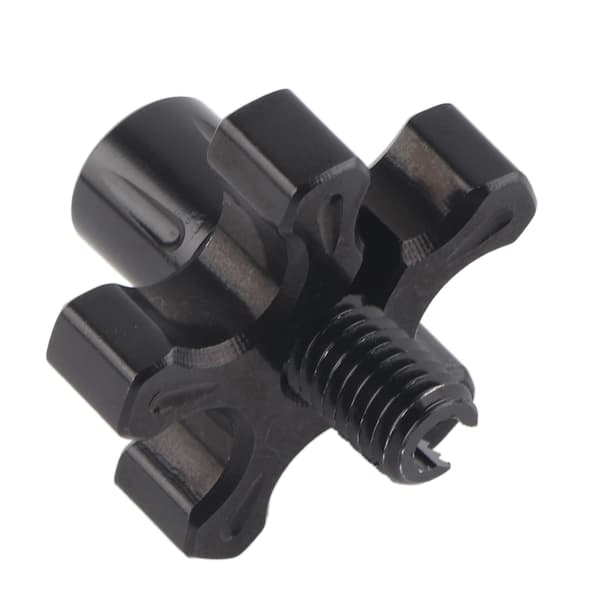 Universal CNC Aluminium Legering Motorcykel Koblingskabel Justering Sort