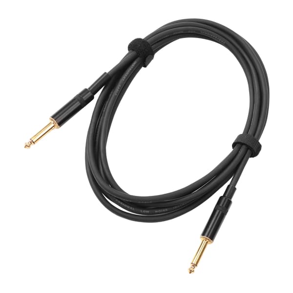 Elgitarr Tyst Kabel Brusreducering Ljud Dämpningskabel Bas Högtalaranslutningskabel 3 Meter Dubbel Rak Plugg