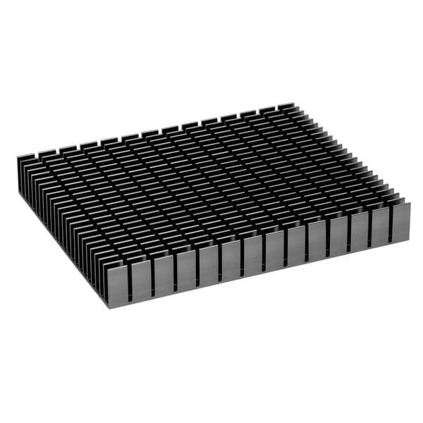 Aluminium Køleplade Køleradiator 150x120x20mm til CPU Forstærker PCB Blå