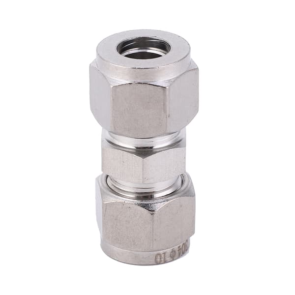 Rustfrit stål 304 pneumatisk luftslange konnektor lige fitting 4mm 6mm 8mm 10mm 12mm