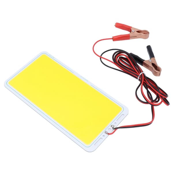 COB LED Panel Lys Clip DC12V 70W Integrert Lampe Utendørs Camping Telt Varm Hvit