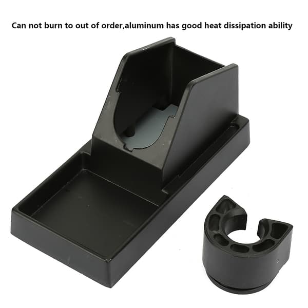 Loddestationholder i aluminiumslegering - Fantastisk varmeafledning, Sort