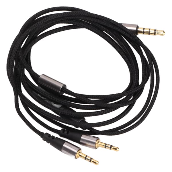 OFC Erstatningshodetelefonkabel 3,5 mm til Dual 2,5 mm for Master Tracks HD V8 V10 V12 X3