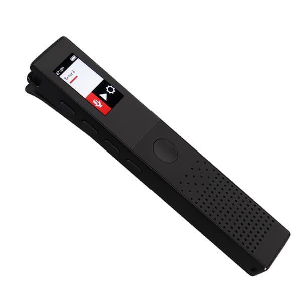 Stemmeaktiveret optager 16GB HiFi Stereo MP3-afspiller Støjreduktion Digital stemmeoptager