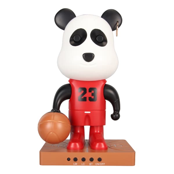 Bluetooth Stjärnljusprojektor Panda Form Basketboll Nattlampa Högtalare