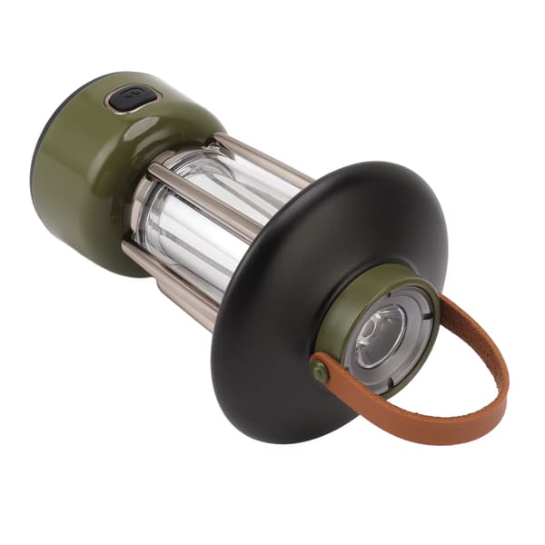 Bærbar LED Camping Lantern 3 Lysmoduser Flere Strømforsyninger Utendørs Plen Peis Grønt Lys