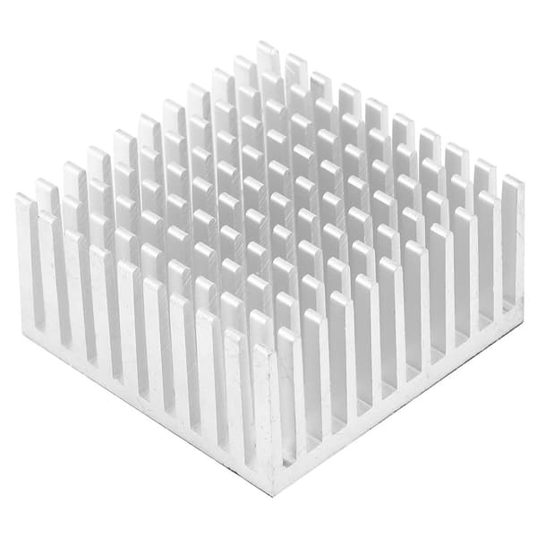 5 STK Aluminium Køleplade Modul 40x20x40mm Kølefinne Radiator til Ventilator PCB Board Sølv