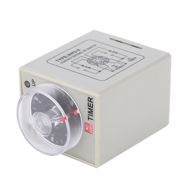 AH3 2 Tidsrelä Mini Fördröjningskontroller Timer AC 220V Automatiskt Styrsystem 60S