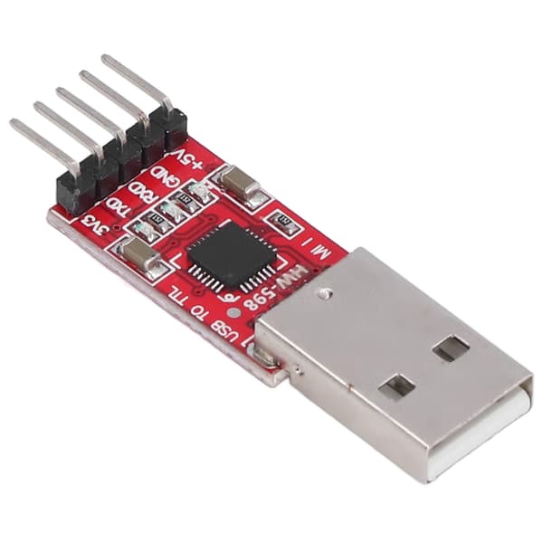 USB TTL-modul seriell konverteradapter STC-nedlaster hannhode med jumperledninger