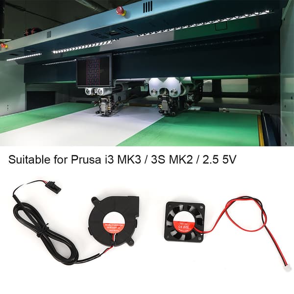 DC Blæser Turbo Blæser Kit 5V til Prusa i3 MK3 3S MK2 2 5 3D Printer Tilbehør Elektriske Dele