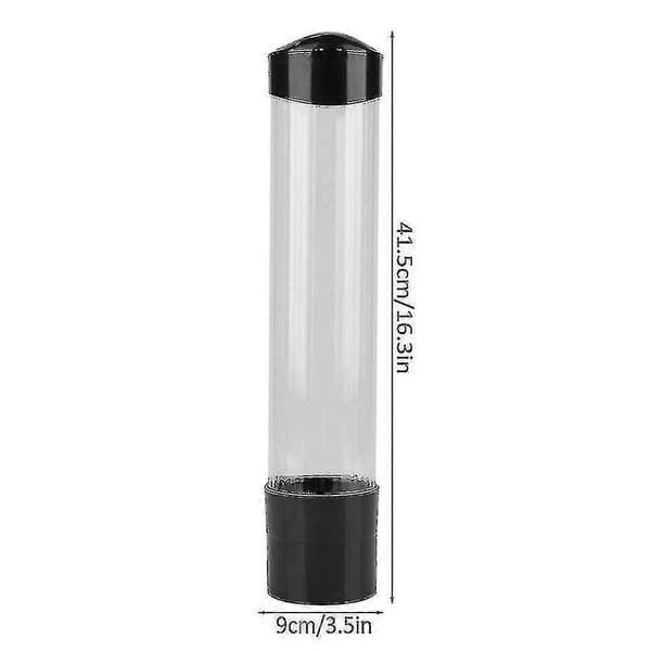Kopdispenser - 60 papirkopper plastik kopdispenser, One Touch Button kopholder Better-Yvan