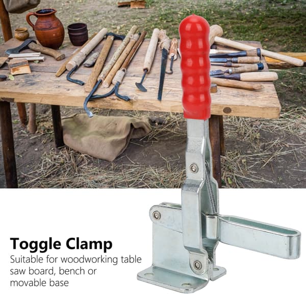 Hurtigudløser Toggle Clamp GH-101-EL til svejsning, træbearbejdning og manuel fastspænding