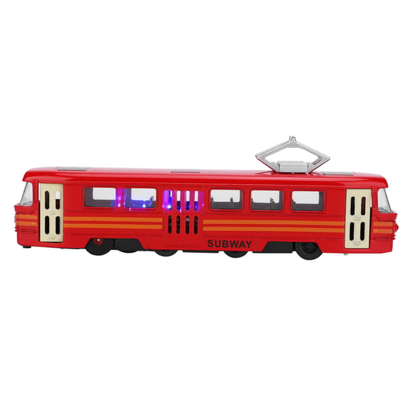 1:90 Barn Pullback Bil Leksak Barn Legering Ljud Ljus Simulering Bilmodell Dekoration (Modern Typ Röd)