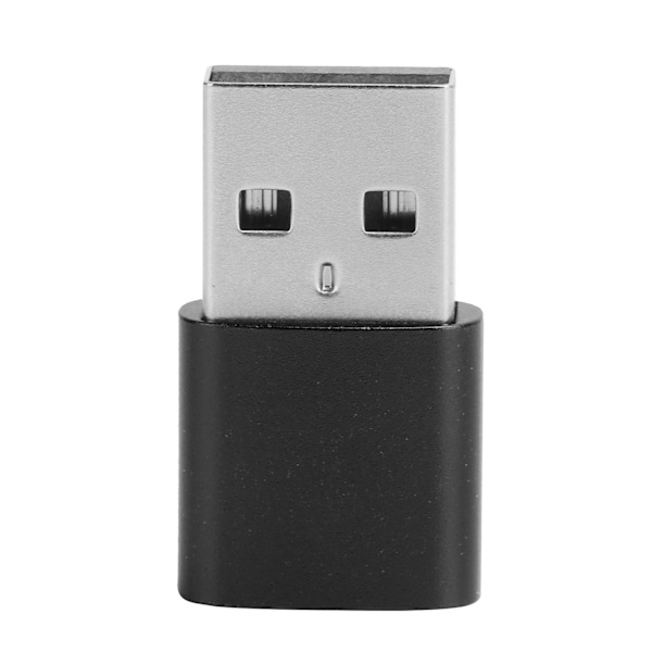 Type C Hun til USB Han Hurtig Opladningsadapter Computerforlænger Sort