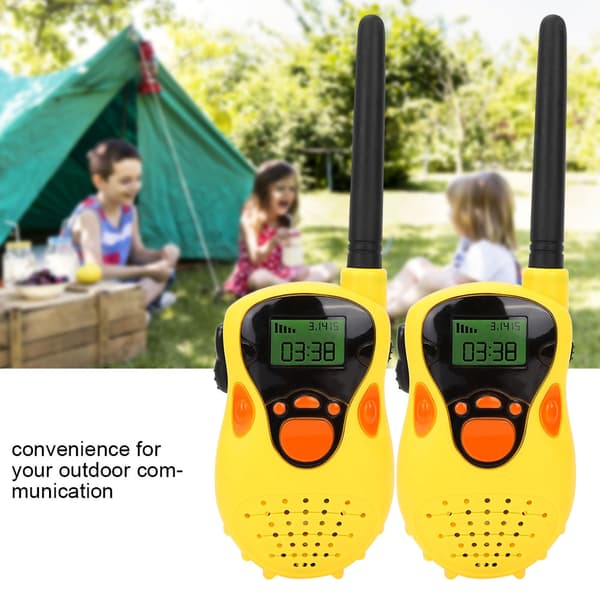 Mini 80-100M Walkie Talkies Elektronisk Radio Interfon Barn Utomhus Leksak Present