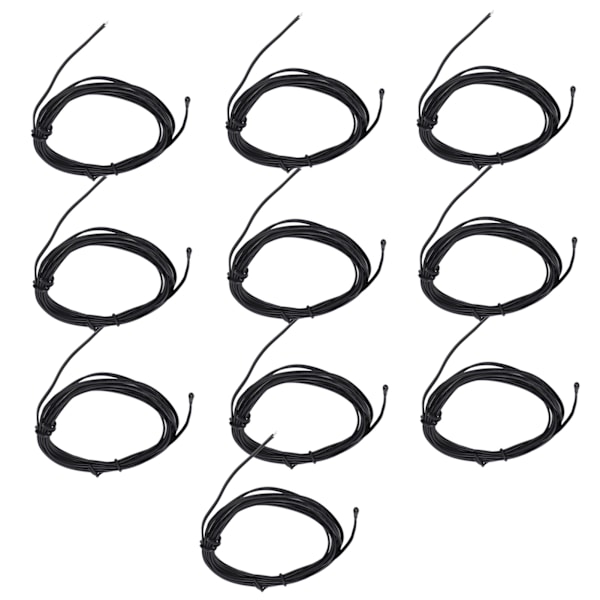 10 stk. NTC termistor temperatursensor probe 10K B3950 dråbespids epoxyharpiks 2m stik