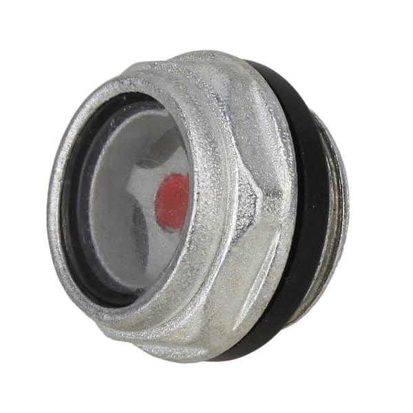 2 stk. metalloljenivåglass for luftkompressor G1/2\" gjenget-Yvan